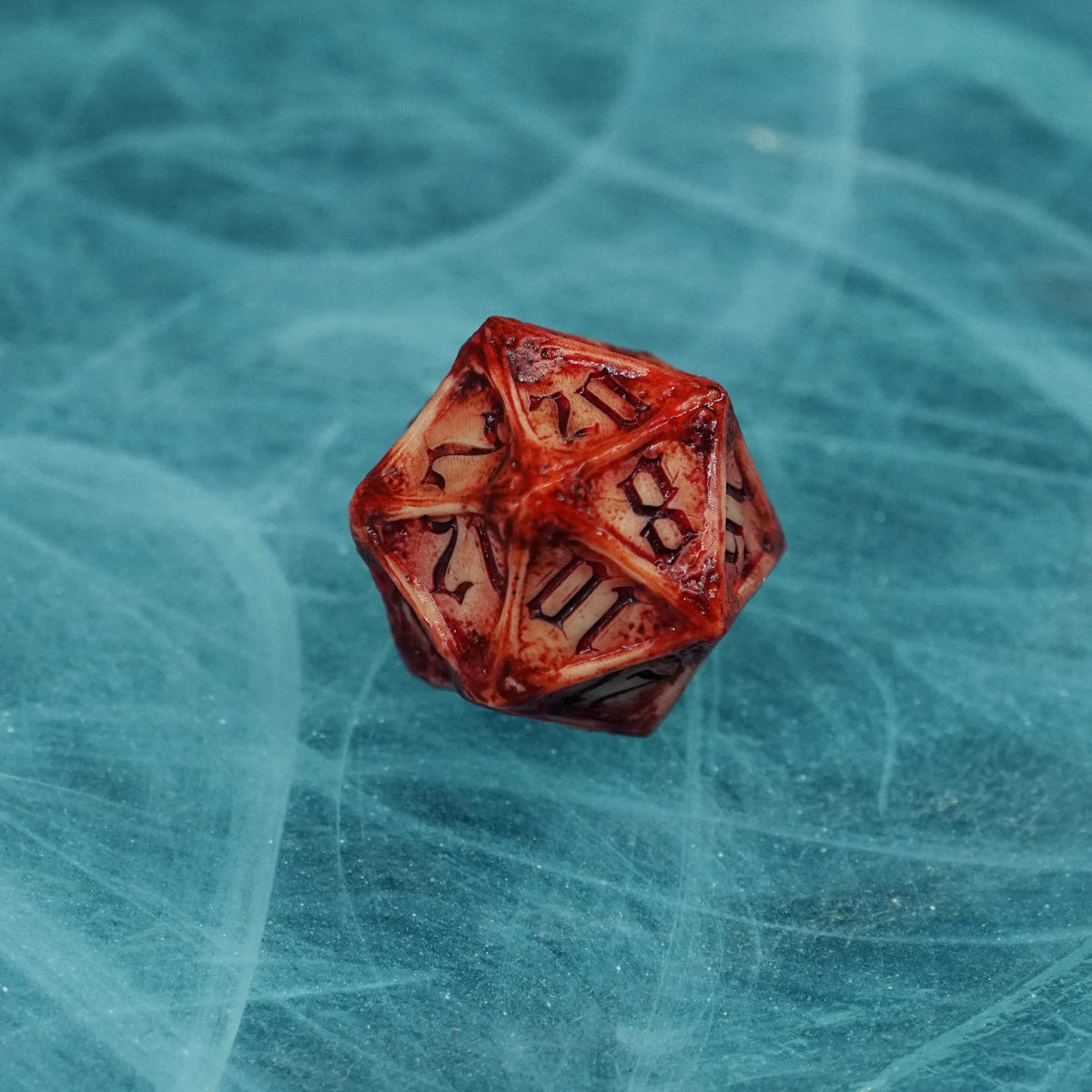 Necrohedral Bone Dice Full Set - Blud Magik